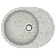Кухонная мойка AZARIO Light 575х440х215) искусственный мрамор, цвет Светло серый (CS00079923)