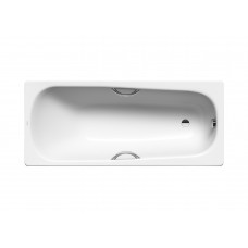 Ванна стальная Kaldewei SANIFORM PLUS STAR 1600х750х410, alpine white, без ножек, с отверстиями для ручек