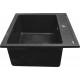 Кухонная мойка AZARIO Litos 570x505x200 искусственный мрамор, цвет Черный (CS00078325)