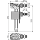 Впускной механизм с боковой подводкой и металлической резьбой, универсальный (A160UNI)