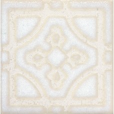 STG/B406/1266 Амальфи орнамент белый 9,9x9,9 вставка