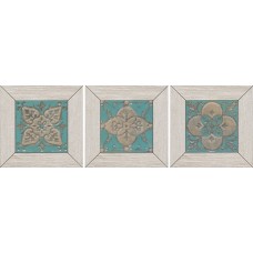 ID57 Меранти белый мозаичный 13x13 керамический декор