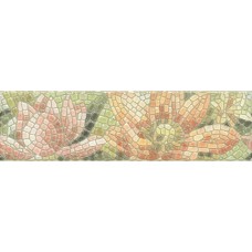 HGD/A147/880L Летний сад Лилии лаппатированный 20*5,7 керамический бордюр