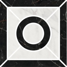 ID94 Фрагонар наборный чёрный 9,9x9,9 керамический декор
