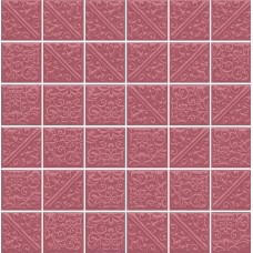 21028 Ла-Виллет розовый 30,1*30,1 керамическая плитка мозаичная