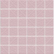 21027 Ла-Виллет розовый светлый 30,1*30,1 керамическая плитка мозаичная
