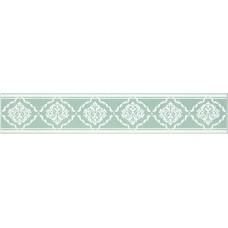 AD/D326/SG1547 Петергоф зеленый 40,2x7,7 керамический бордюр