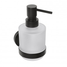104109100 DARK Настенный дозатор для жидкого мыла (стекло), черный BEMETA